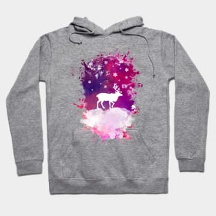 reindeer art #reindeer Hoodie